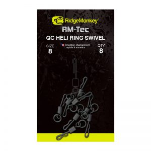 RidgeMonkey RM-Tec Quick Change Heli Ring Swivels