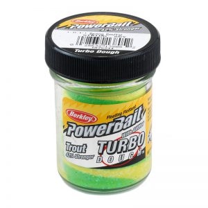 Berkley PowerBait Glitter Turbo Dough Spring Green Yellow