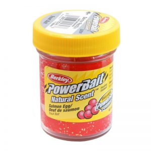 Berkley PowerBait Select Trout Bait Salmon Red With Glitter