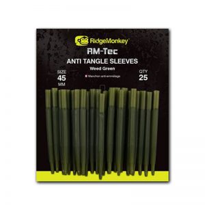 RidgeMonkey RM-Tec Anti Tangle Sleeves Long Weed Green