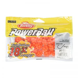 Berkley PowerBait Trout/Steelhead Egg Clusters Fluorescent Orange