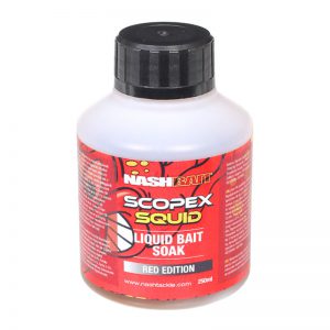 Nash Baits Scopex Squid Red Liquid Bait Soak